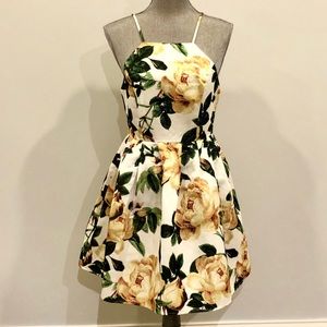 Jealous Tomato Floral Flare Mini Dress - Size M